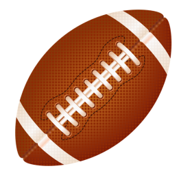 American Football Ball Clipart PNG