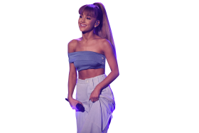 Ariana Grande on Stage PNG
