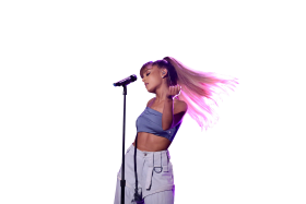 Ariana Grande on Stage PNG