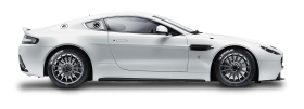 Aston Martin Vantage GT4 White Car PNG