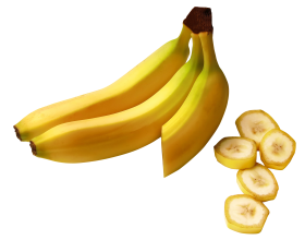 Banana Slices PNG