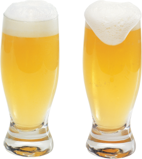 Beer in glass PNG