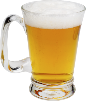 Beer in Glass PNG