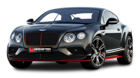 Black Bentley Continental GT V8 Car PNG