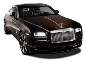 Black Rolls Royce Wraith Car PNG
