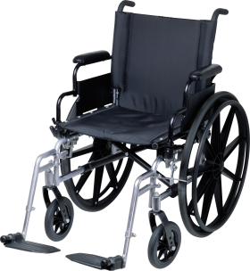 Black Wheelchair PNG
