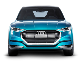 Blue Audi E Tron Quattro Car PNG
