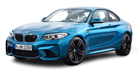 Blue BMW M2 Coupe Car PNG