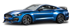 Blue Ford Shelby GT350R Mustang Car PNG