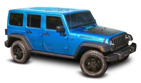 Blue Jeep Wrangler Car PNG