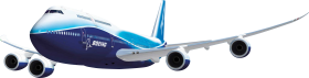 Blue Plane PNG