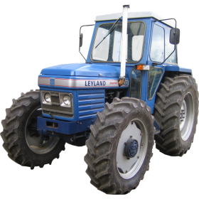 Blue Tractor PNG