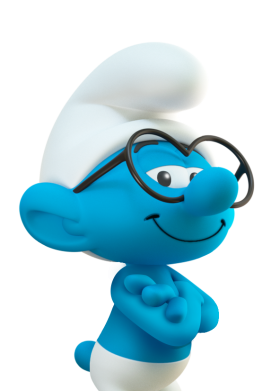 Brainy Smurf PNG