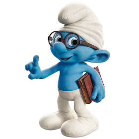 Brainy Smurf PNG