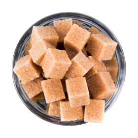 Brown Cane Sugar Cubes PNG