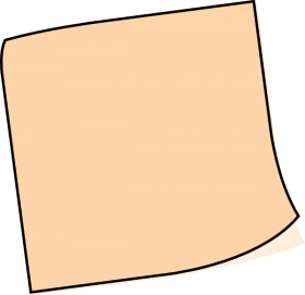 Brown Sticky Notes PNG
