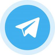 Circled Telegram Logo PNG