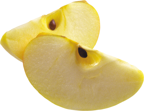 Classic Apple slices PNG