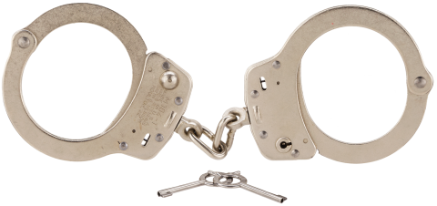 Closed Handcuffs Including KEy PNG