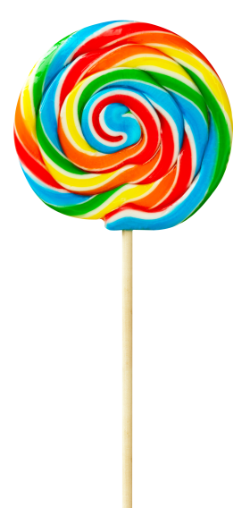 Colorful Lollipop PNG