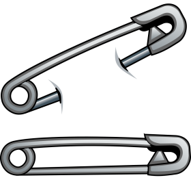 Cyber  Safety Pin PNG