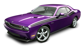 Dodge Challenger Violet Car PNG