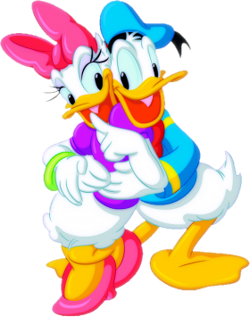 Donald Duck  & Daisy PNG