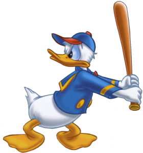 Donald Duck  Playing PNG