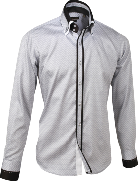 Dress Shirt Detachable collar PNG