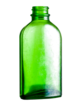Empty Glass Bottle PNG