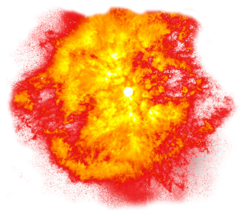Hot Fire Explosion  PNG