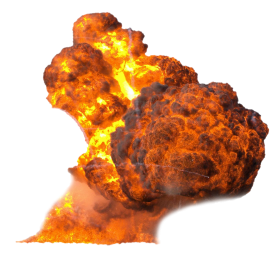 Large Fire Explosion PNG