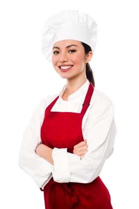 Female Chef PNG