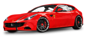 Ferrari Red Car PNG