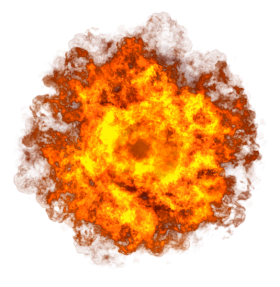Big Fire Explosion PNG