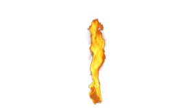 Bright Single Fire PNG