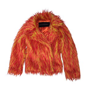 Flame Fur Coat PNG