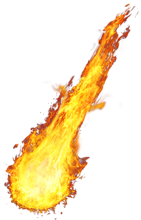 Fireball Coming Down PNG