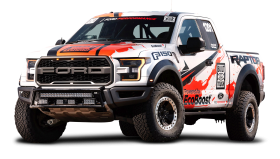 Ford F 150 Raptor White Car PNG