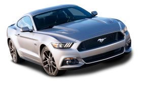 Ford Mustang Silver Car PNG