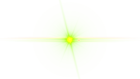Front Green Lens Flare PNG