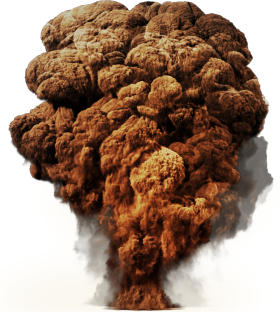 Giant Explosion  PNG