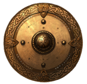 Gold Shield PNG