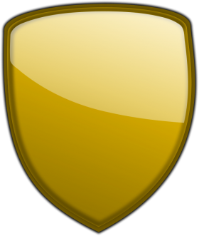Gold Shield PNG