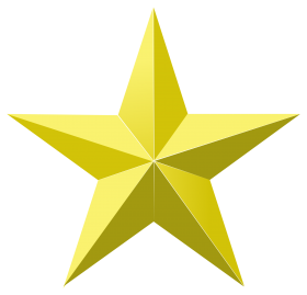 Gold Star PNG