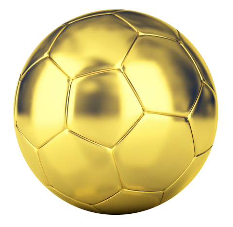 Golden Football PNG