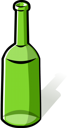 Green Bottle PNG