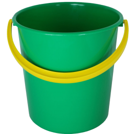 Green PLastic Bucket PNG