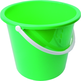 Green PLastic Bucket PNG