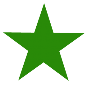 Green  Star PNG